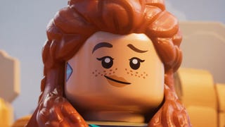 Close  up of Aloy in Lego Horizon Adventures