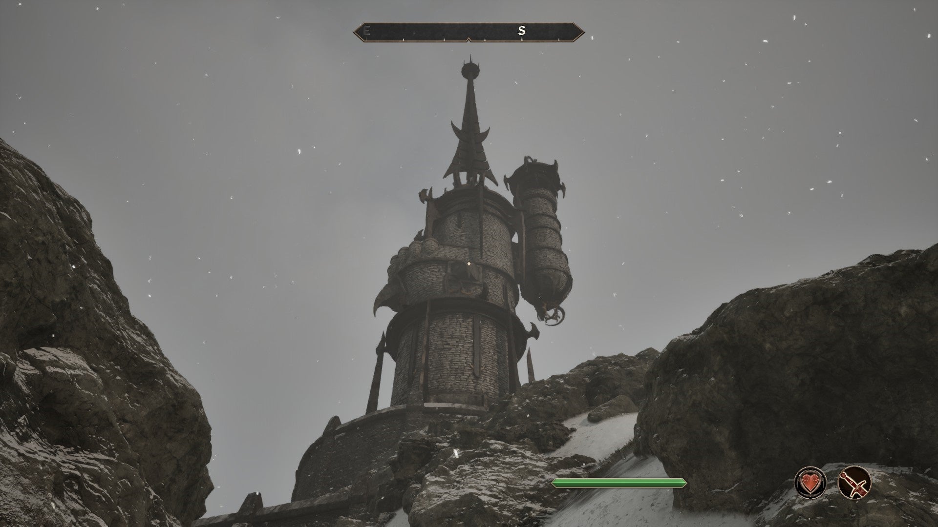 Frostcrag Spire in Oblivion Remastered.