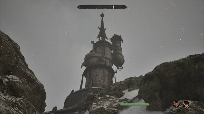 Frostcrag Spire in Oblivion Remastered.