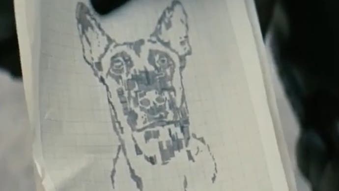 Amazon Fallout dog sketch