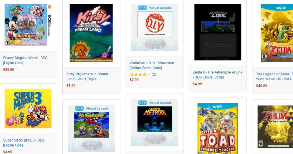 Amazon Adds Nintendo Digital Store | VG247