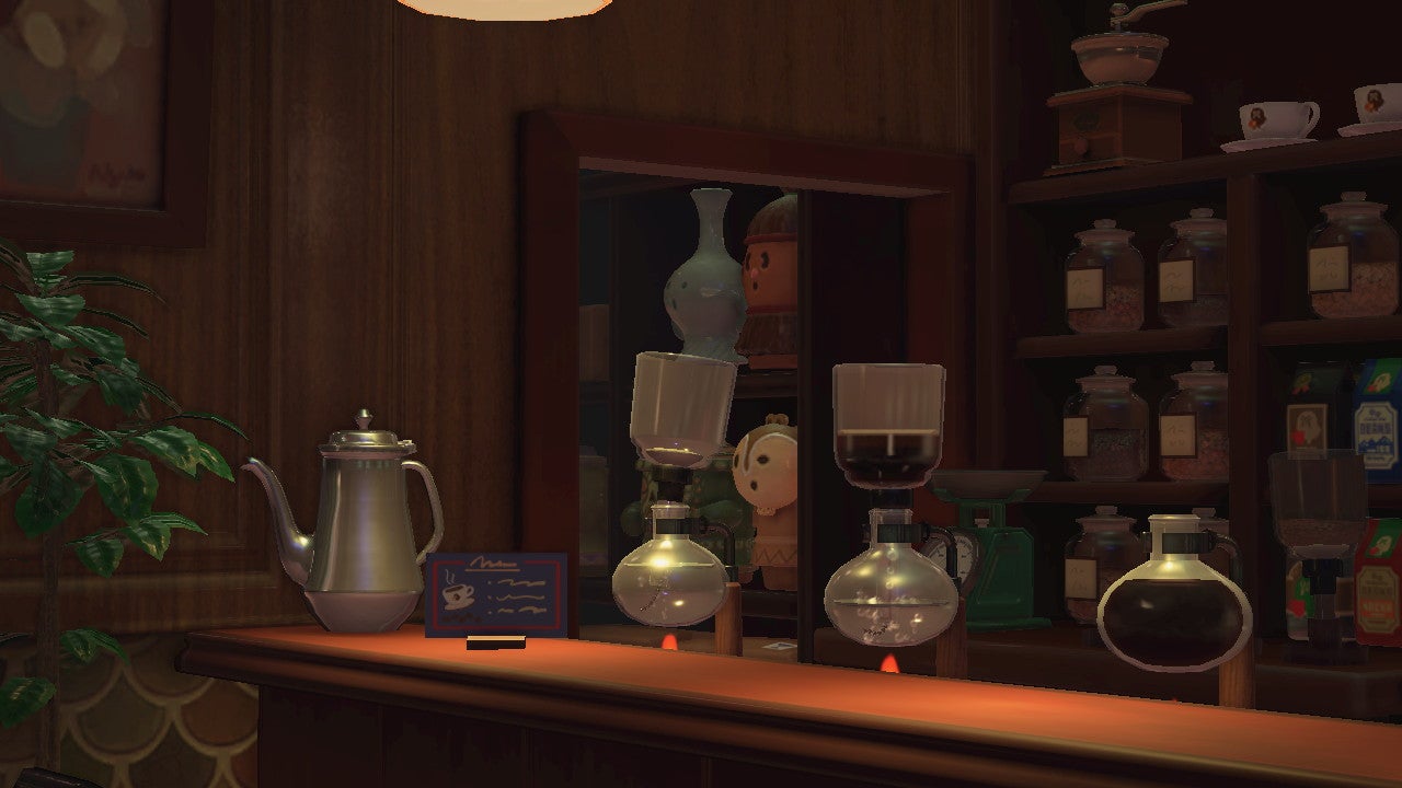 Brewster's coffee makers in Animal Crossing.