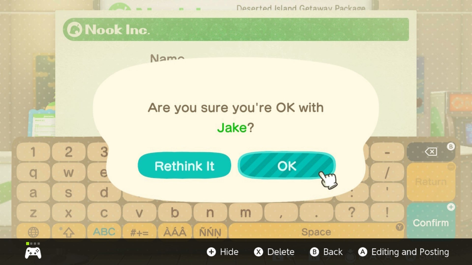 Animal Crossing New Horizons Can You Change Your Name? VG247
