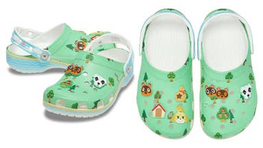 Animal Crossing themed Crocs