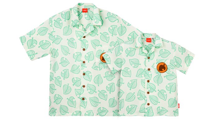 Animal Crossing Tom Nook Aloha shirt