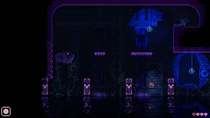 A conveyor belt runs through the depths in Animal Well