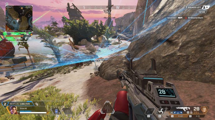 Sparrow deploys his Stinger Bolt eventual successful Apex Legends Season 25.