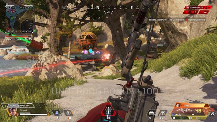 Sniping enemies with explosive arrows successful Apex Legends Season 25.