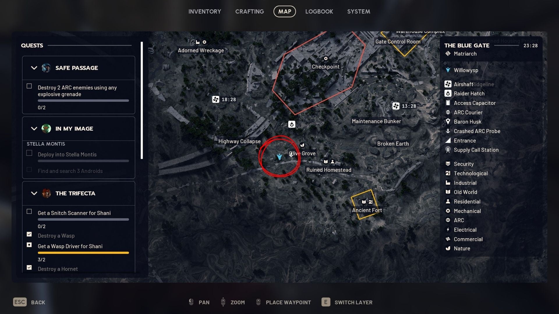 An image showing the location of the Olive Grove in Arc Raiders - 10