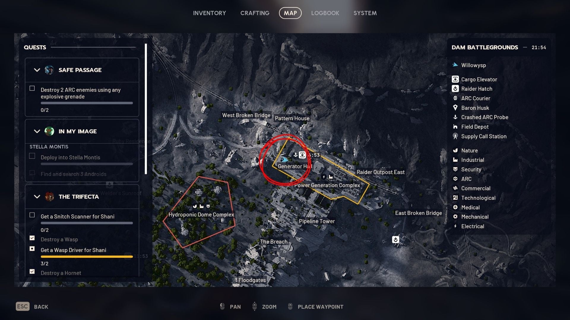 An image showing the location of the generator for the Flickering Threat quest in Arc Raiders - 4