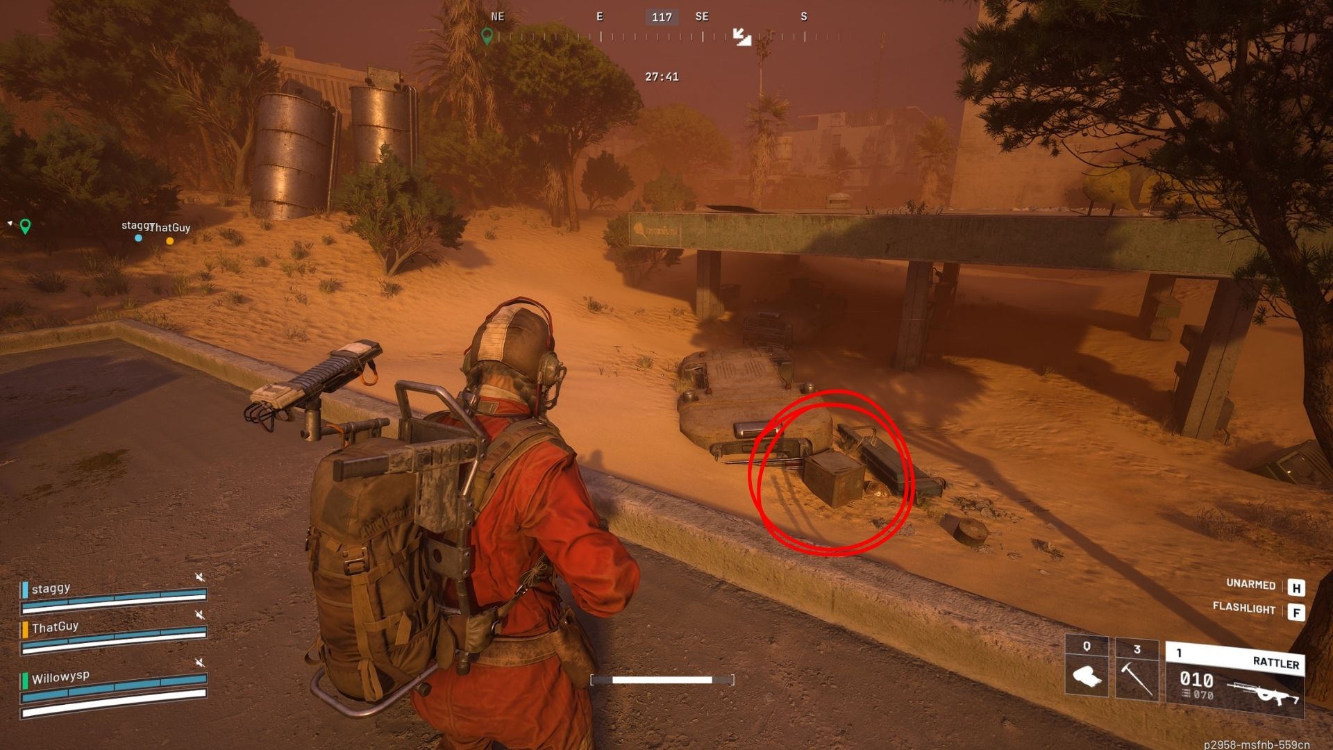 An image showing the weapons cache from the Industrial Espionage quest in Arc Raiders - 5