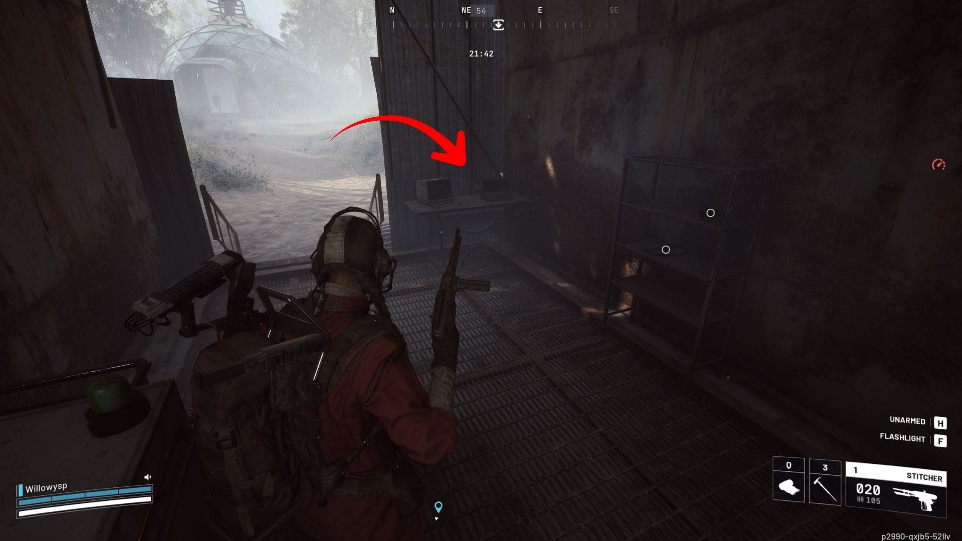 An image showing a computer in a field depot during Untended Garden quest Arc Raiders - 6