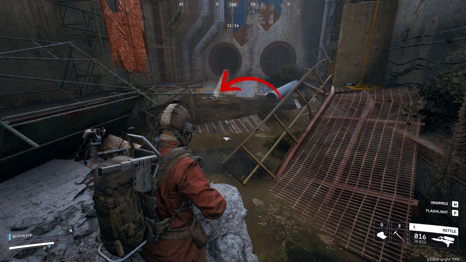 An image showing the pipe that you need to take a water sample from in Arc Raiders - 6