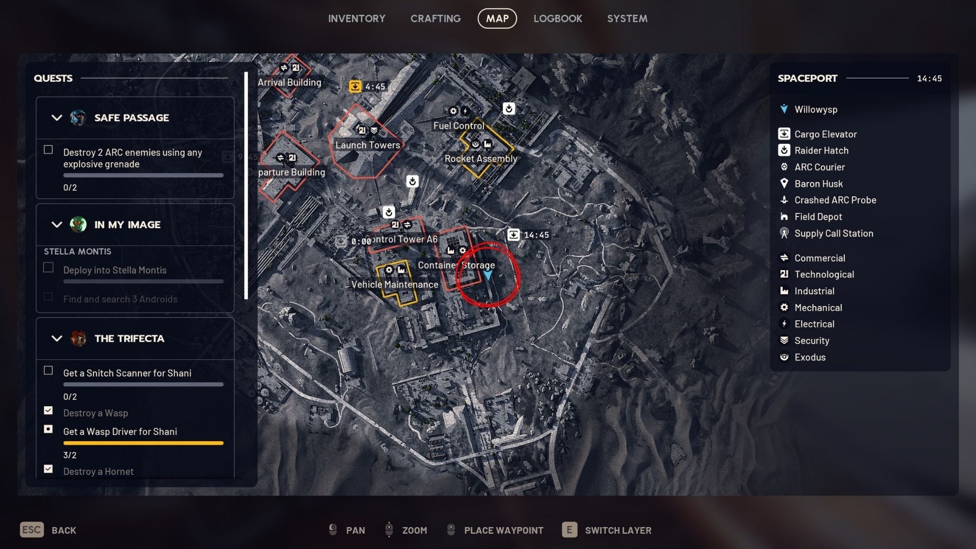 An image showing the map location of Bilguun's Hideout in Arc Raiders - 8