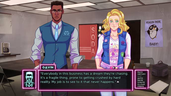 Arcade Spirits character, Gavin, talks about chasing dreams and teaching