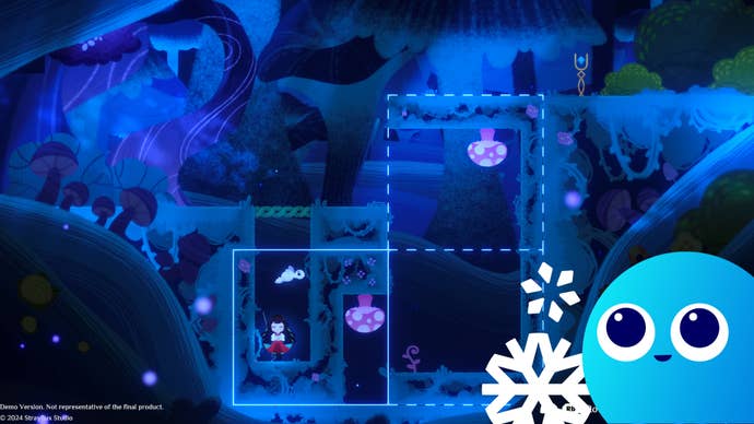 Lily solves a tile-flipping puzzle in the As I Began to Dream demo.