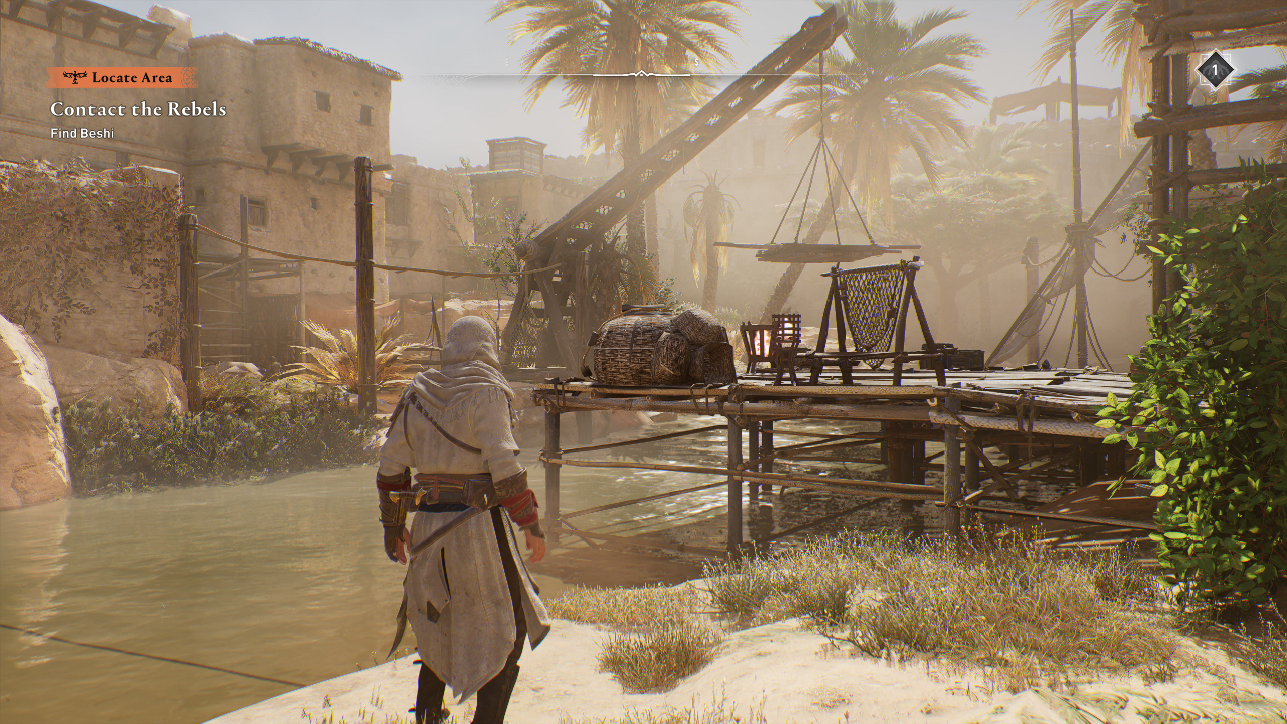 Assassin&rsquo;s Creed Mirage running on High quality.