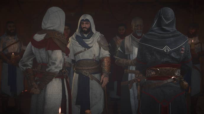 Basim assembles with the Hidden Ones in Assassin’s Creed: Mirage