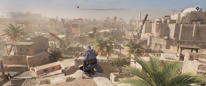 Assassin’s Creed Mirage running at 3440x1440 ultrawide resolution.