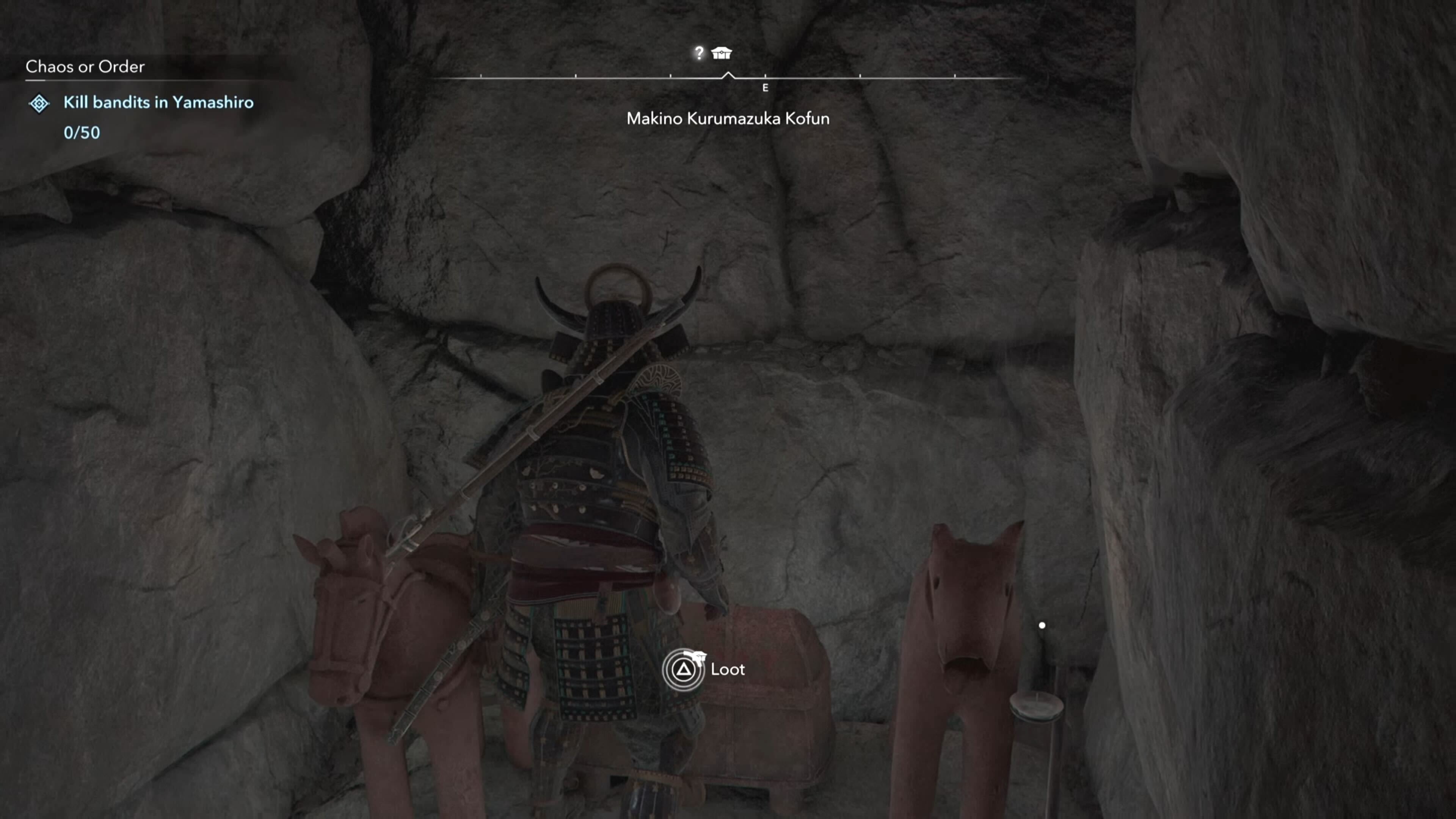 Yasuke looting a chest in Assassin&rsquo;s Creed Shadows.