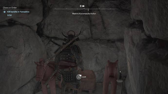 Yasuke looting a chest in Assassin’s Creed Shadows.