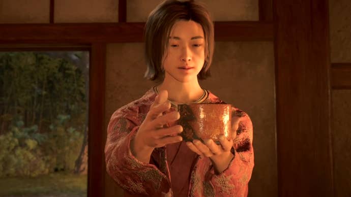 Naoe at the Tea Ceremony in Assassin’s Creed Shadows.