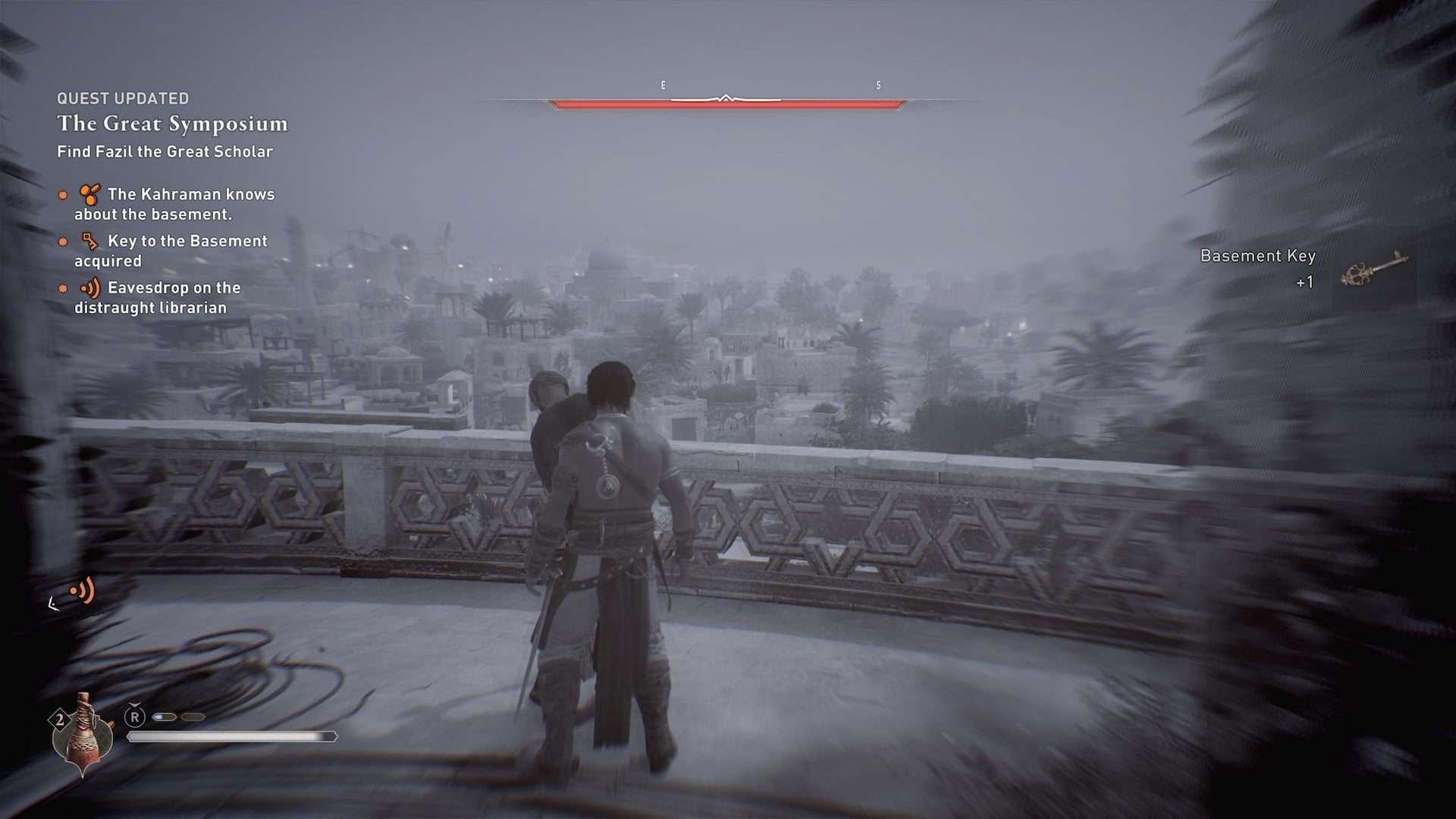 Ali pickpockets the gardener with the House of Wisdom basement key in Assassin's Creed Mirage - 5