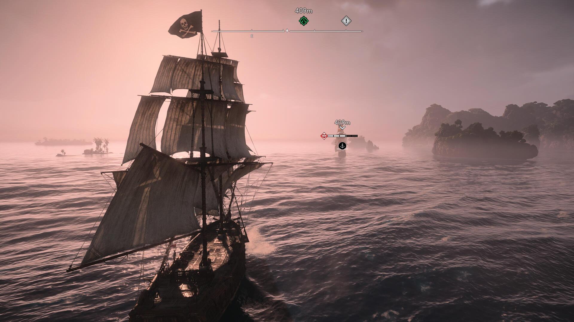 Edward and the Jackdaw can be seen chasing down an enemy ship in Assassin's Creed Black Flag Resynced.