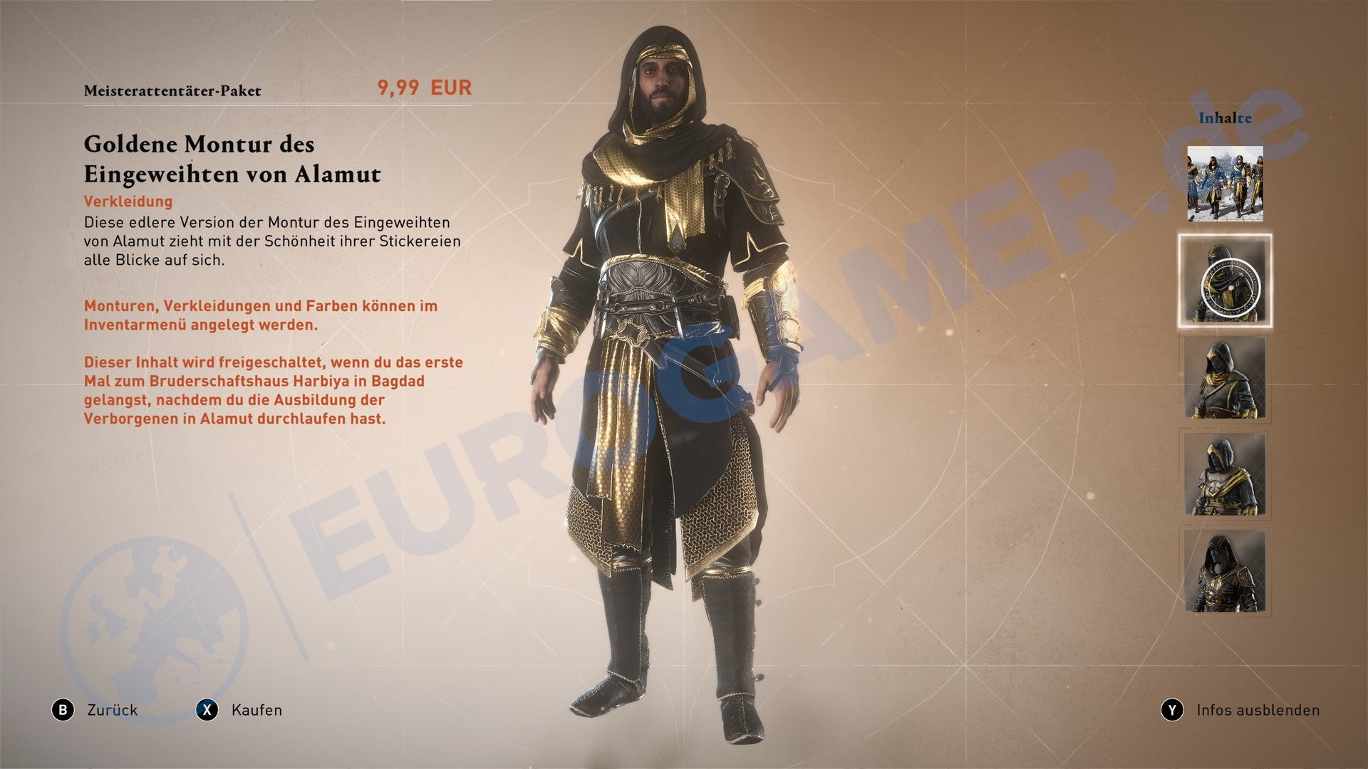 Assassins Creed 2 Goldene Maske Stehlen Assassin's Creed Mirage: Alle Outfits, Verkleidungen und wie ihr sie