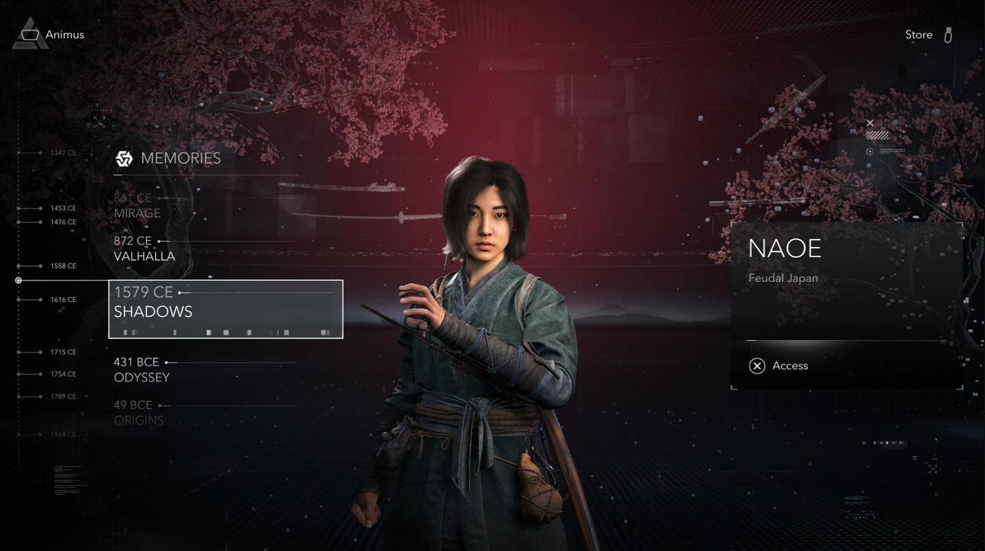 Assassin's Creed Shadows Animus Hub explained | Eurogamer.net