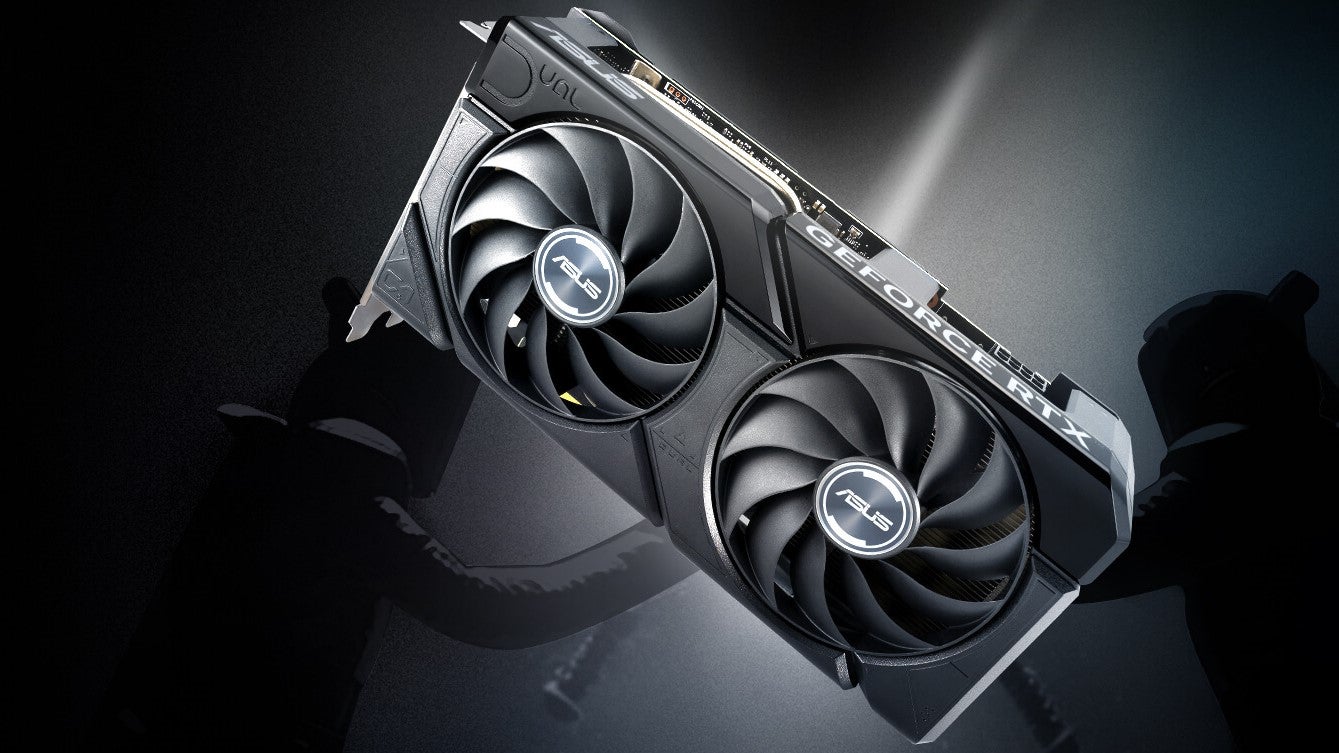 The Asus Dual GeForce RTX 4060 Ti Evo OC graphics card. - 1