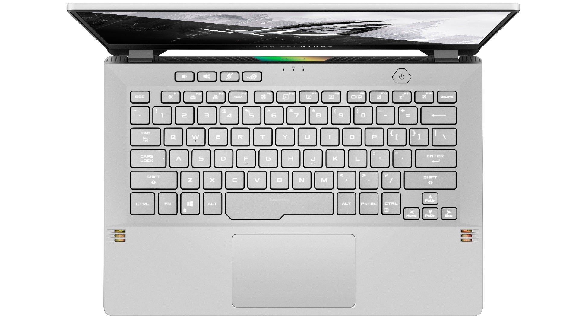 ASUS ROG Zephyrus view from above