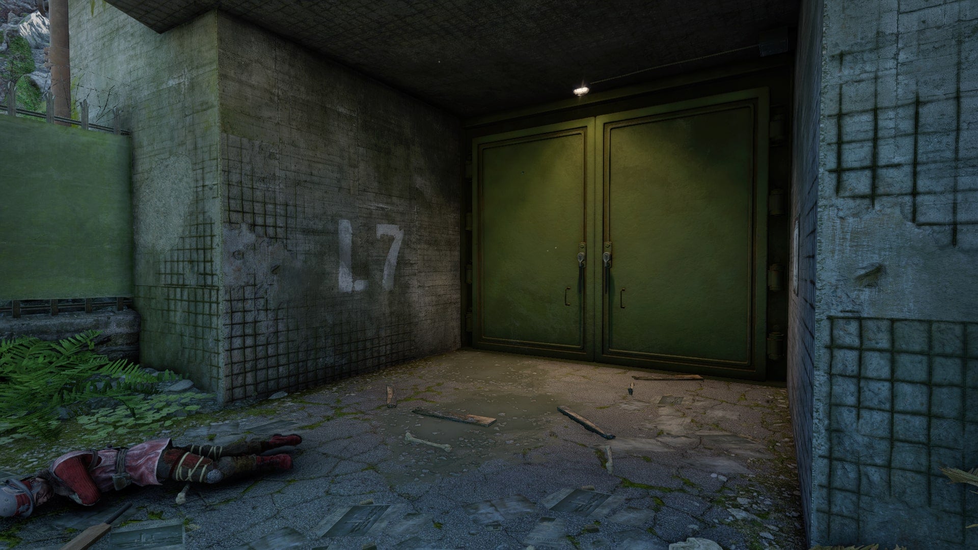 The player approaches Slatten Dale's Bunker L7 in Atomfall - 4