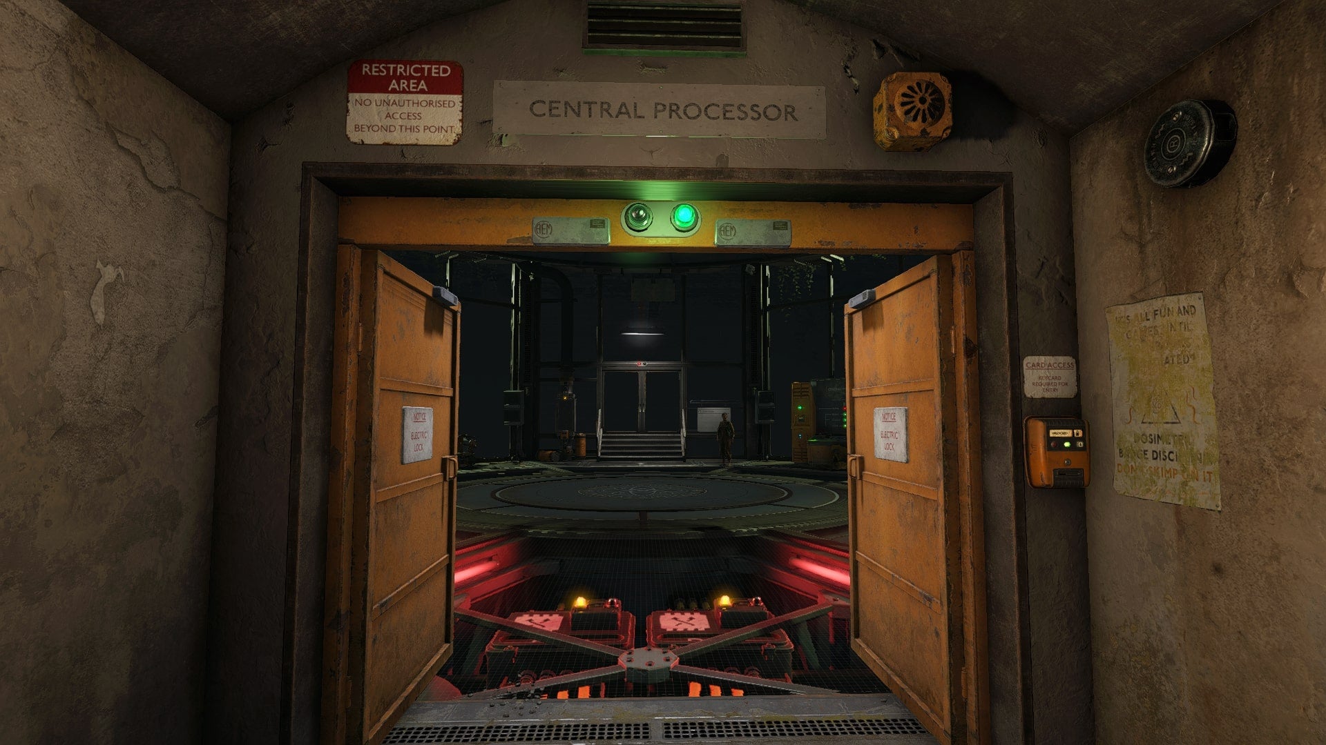 The player approaches the Cental Processor of the Interchange in Atomfall - 1