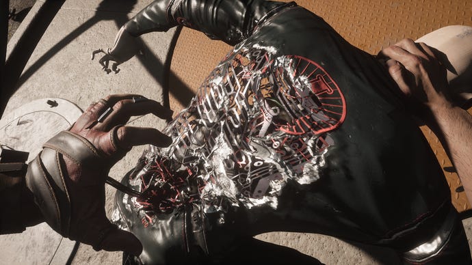 A stealth kill on a rogue robot in Atomic Heart.