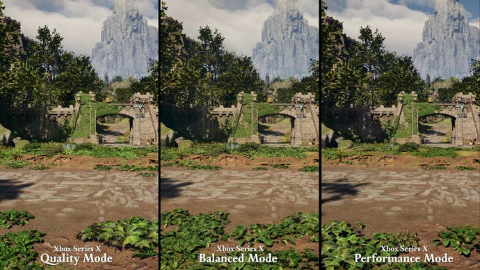 avowed screenshot - xbox series x modes