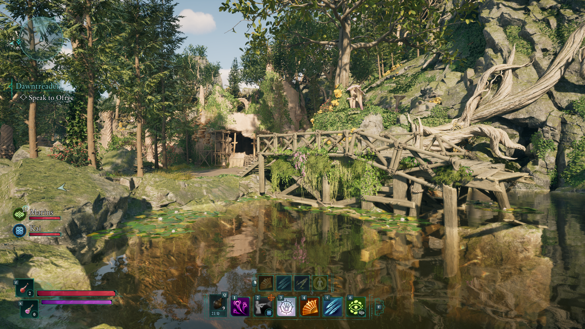 Avowed running with ray tracing disabled. - 5