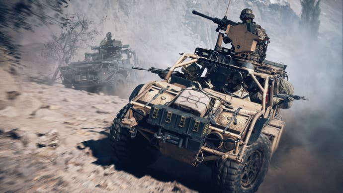 Official Battlefield 6 image showing a transport vehicle bursting with soldiers