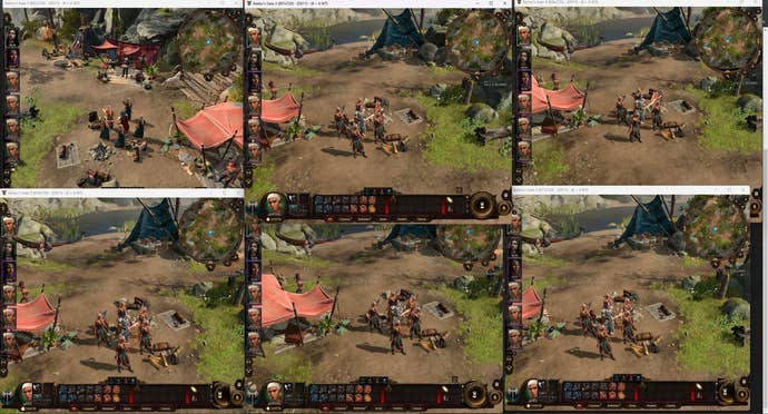 Multiple windows with party members in Baldur’s Gate 3