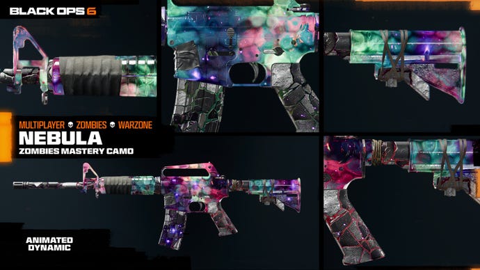 The Nebula camo in Black Ops 6.