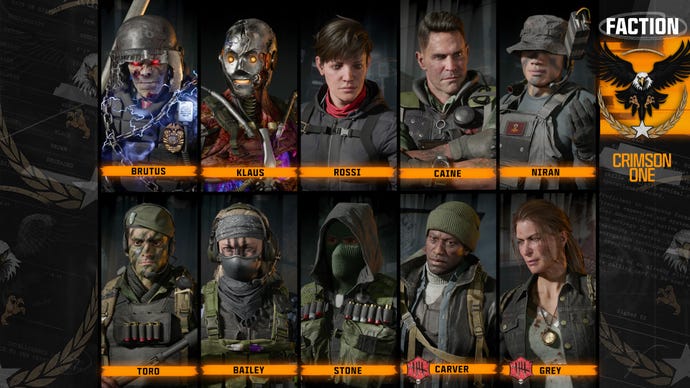 All Crimson One Operators in Call Of Duty: Black Ops 6.