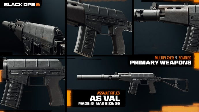 The AS Val in Call Of Duty: Black Ops 6.