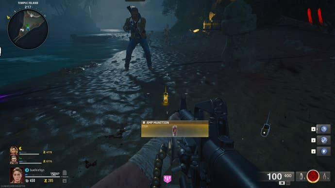 The player picks up the AMP Munition off an island on Terminus in Call of Duty: Black Ops 6