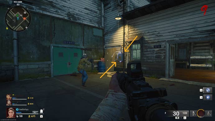The player looks toward an electrical box on Terminus in Call of Duty: Black Ops 6