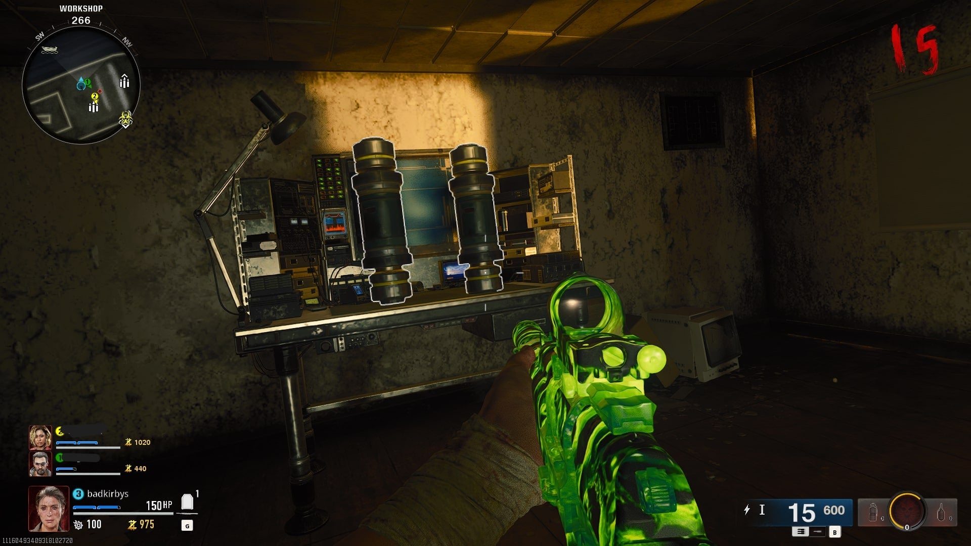 The player looks at two node connectors on a shipwreck on Terminus in Call of Duty: Black Ops 6 - 10