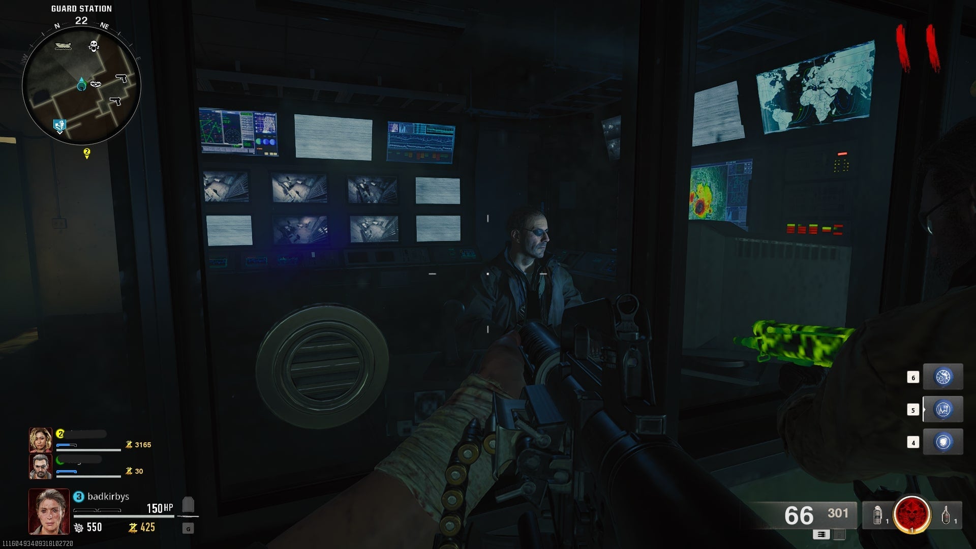 The player looks at Peck on Terminus in Call of Duty: Black Ops 6 - 4