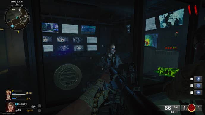 The player looks at Peck on Terminus in Call of Duty: Black Ops 6