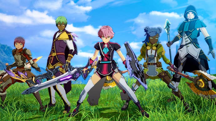Five character classes in Blue Protocol
