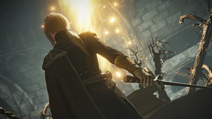 Back of a character head in Elden Ring Nightreign