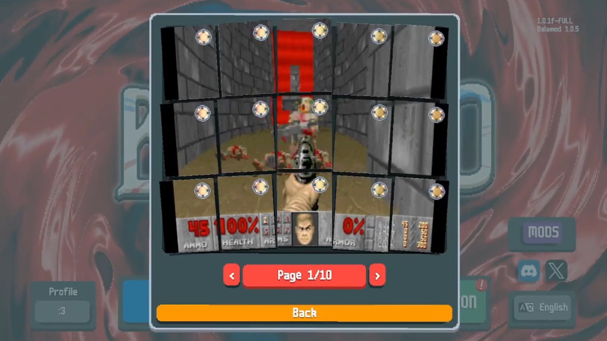 Doom being played on a modded Balatro. - 1